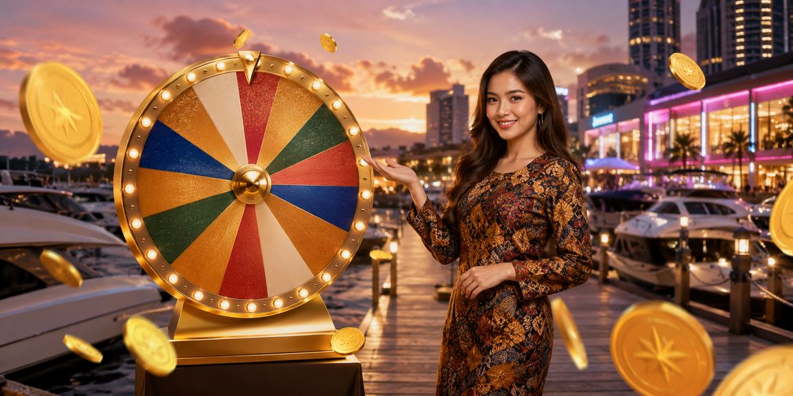 Peserta Malaysia berpakaian batik menyertai cabutan bertuah dan bonus selamat datang 800mt